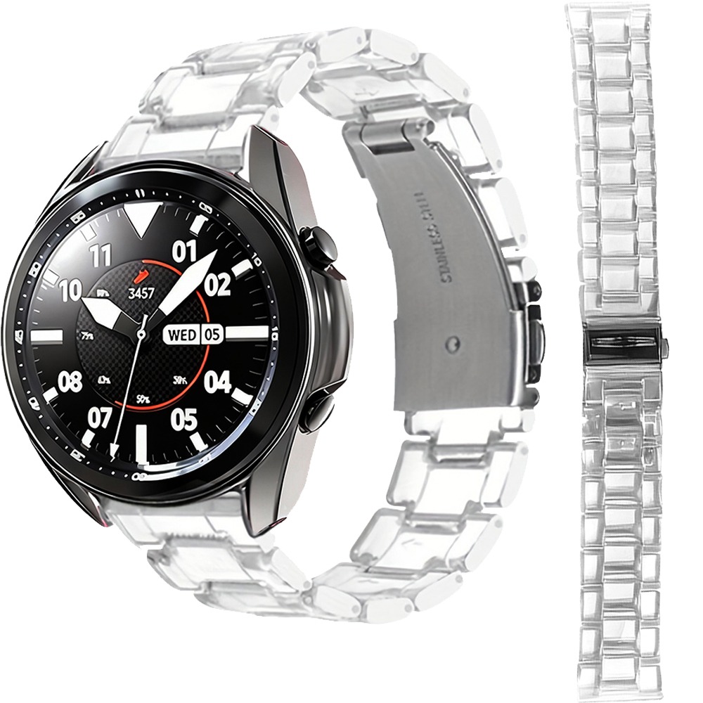 Titan Smartwatch Accessories - Transparante harsband met drie schakels en