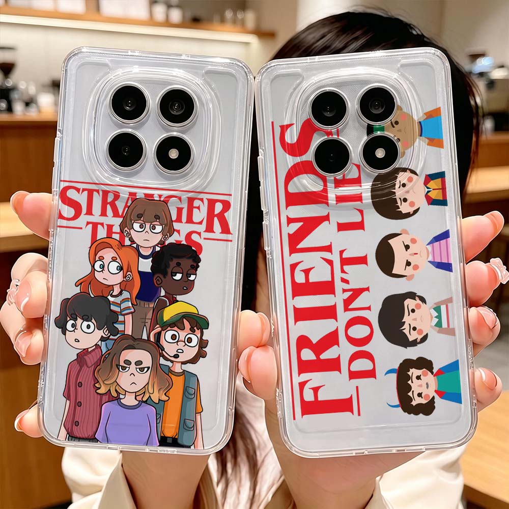 Xiaomi Redmi Note 13 - Stranger Things Cartoon Cover voor Xiaomi