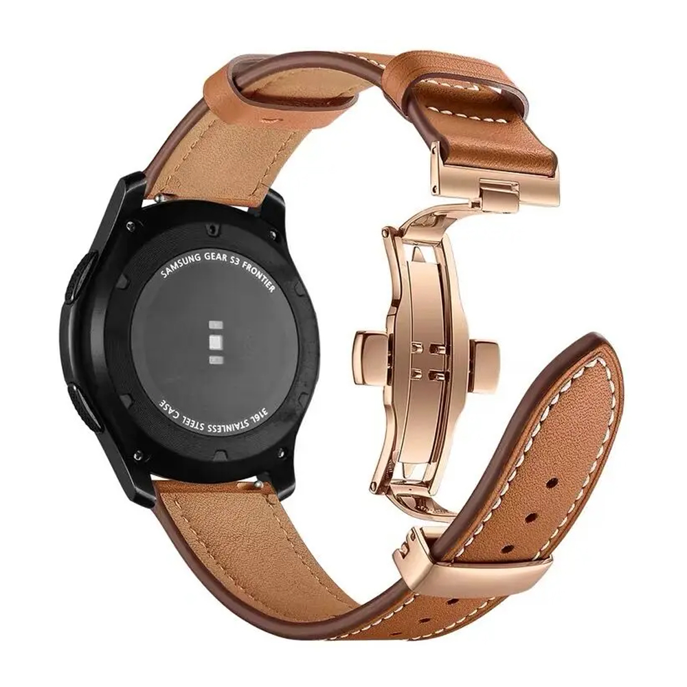 Titan Smartwatch Accessories - 20 mm 22 mm lederen band
