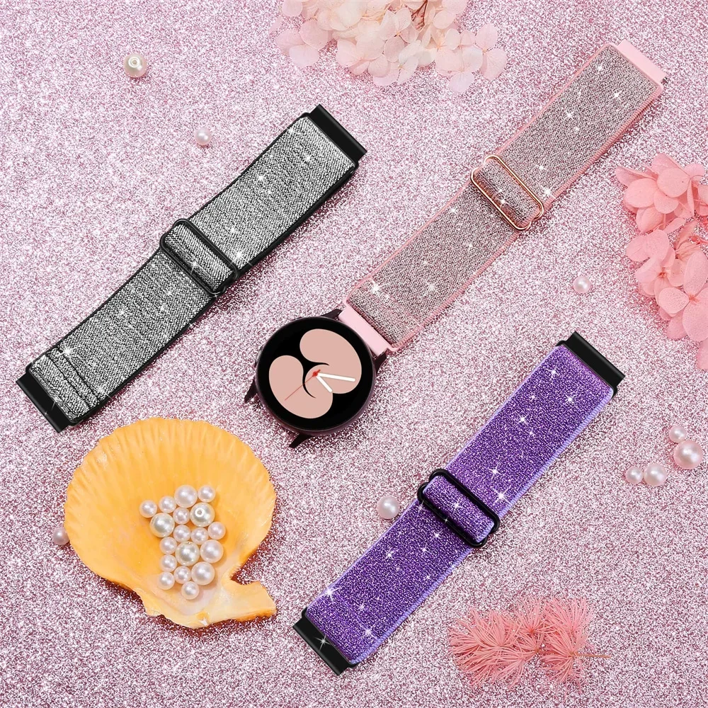 Elastische Glanzende Band Voor - Titan Smartwatch Accessories recensie en prijs