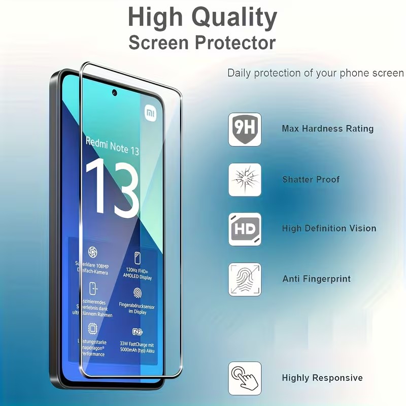 4 stuks schermbeschermer gehar - Xiaomi Redmi Note 13 recensie en prijs